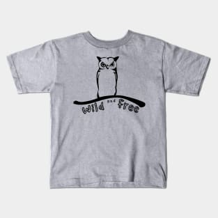 Wild and Free 8 Kids T-Shirt